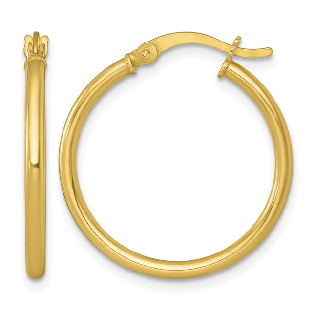 Sterling silver hoop earrings