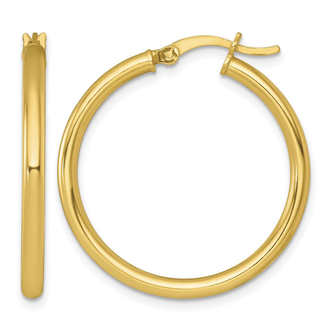 Sterling silver hoop earrings