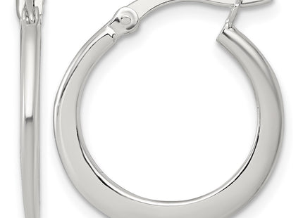 Sterling silver hoop earrings