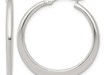 Sterling silver hoop earrings