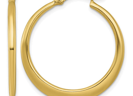 Sterling silver hoop earrings
