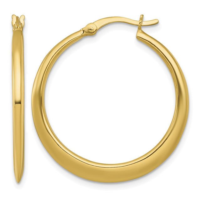 Sterling silver hoop earrings