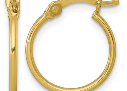 Sterling silver hoop earrings