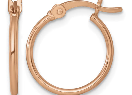 Sterling silver hoop earrings