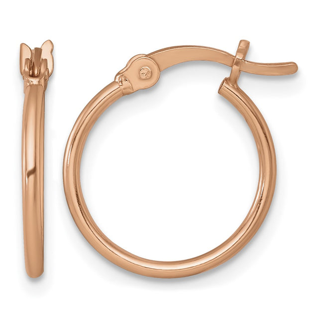 Sterling silver hoop earrings