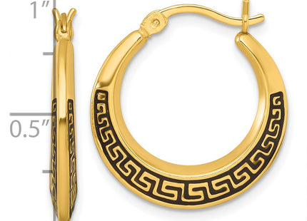 Sterling Silver Earrings Style QE17910GP - Classique Jewelry Inc.