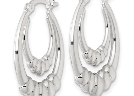 Sterling Silver Earrings Style QE17912 - Classique Jewelry Inc.