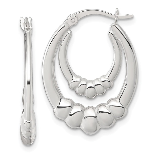 Sterling Silver Earrings Style QE17912 - Classique Jewelry Inc.