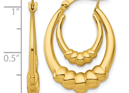 Sterling Silver Earrings Style QE17912GP - Classique Jewelry Inc.