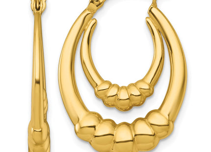 Sterling Silver Earrings Style QE17912GP - Classique Jewelry Inc.