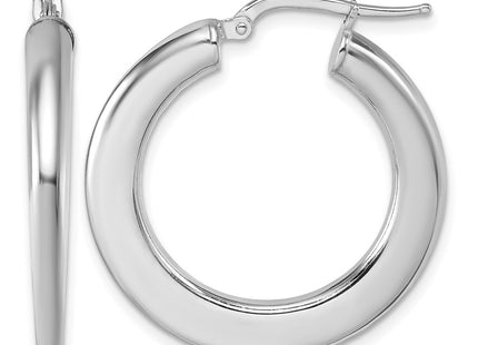 Sterling silver hoop earrings