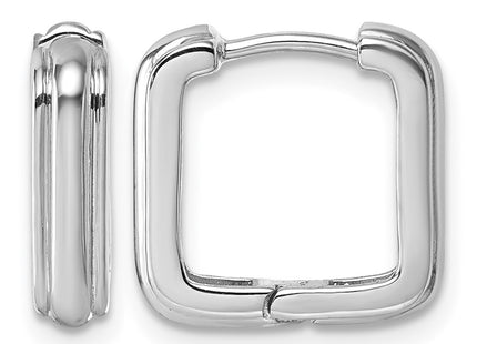 Sterling silver hoop earrings