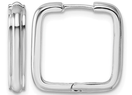 Sterling silver hoop earrings