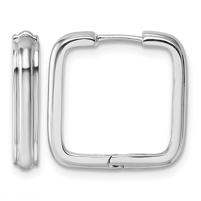 Sterling silver hoop earrings