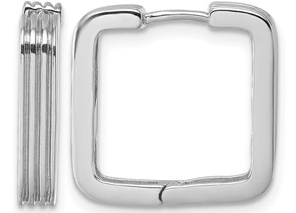 Sterling silver hoop earrings