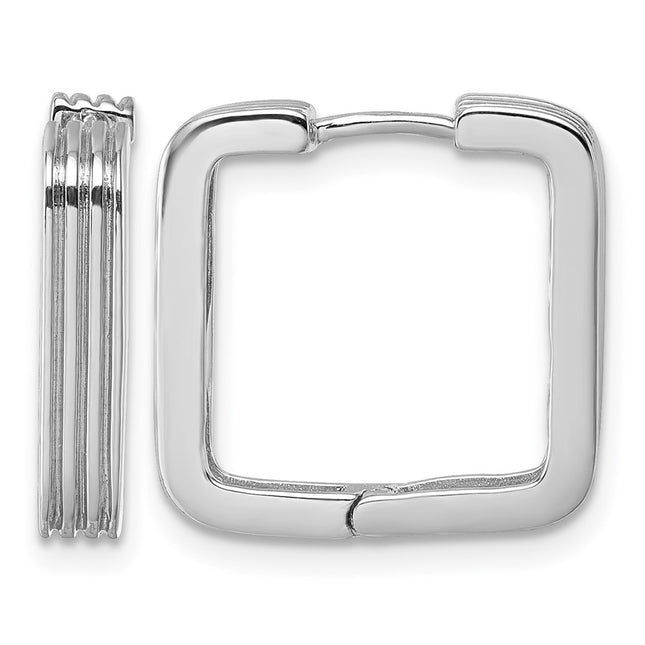 Sterling silver hoop earrings