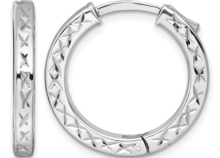 Sterling silver hoop earrings