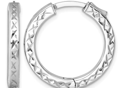 Sterling silver hoop earrings