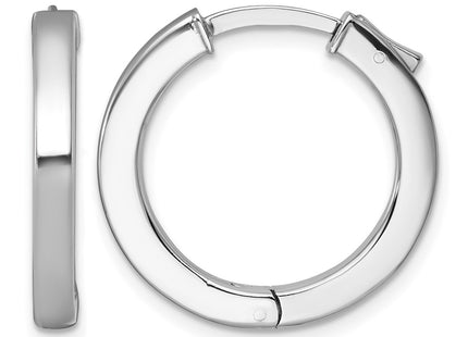 Sterling silver hoop earrings