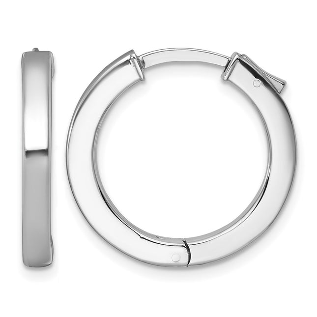 Sterling silver hoop earrings