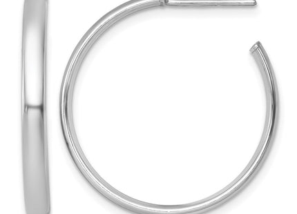 Sterling silver hoop earrings