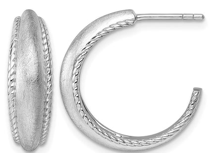 Sterling silver hoop earrings