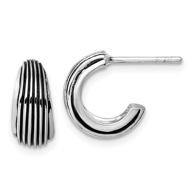 Sterling Silver Earrings Style QE17972 - Classique Jewelry Inc.