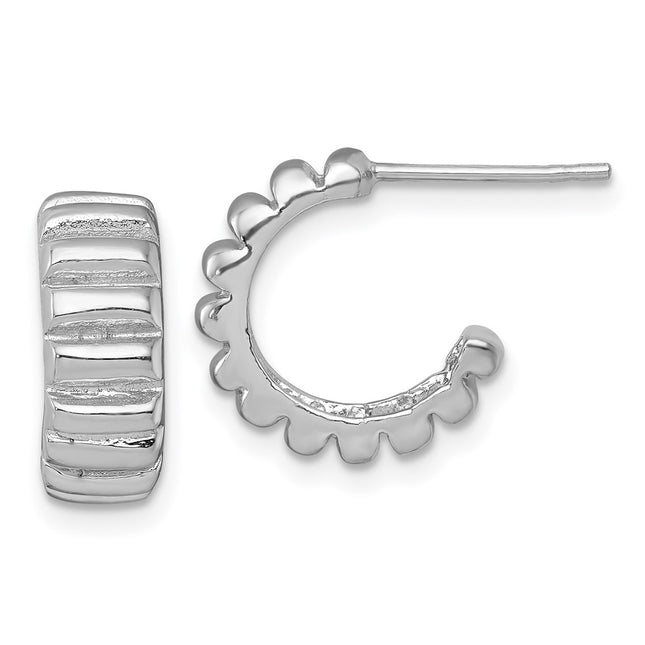 Sterling Silver Earrings Style QE17980 - Classique Jewelry Inc.