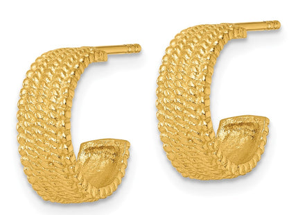 Sterling Silver Earrings Style QE17982GP - Classique Jewelry Inc.