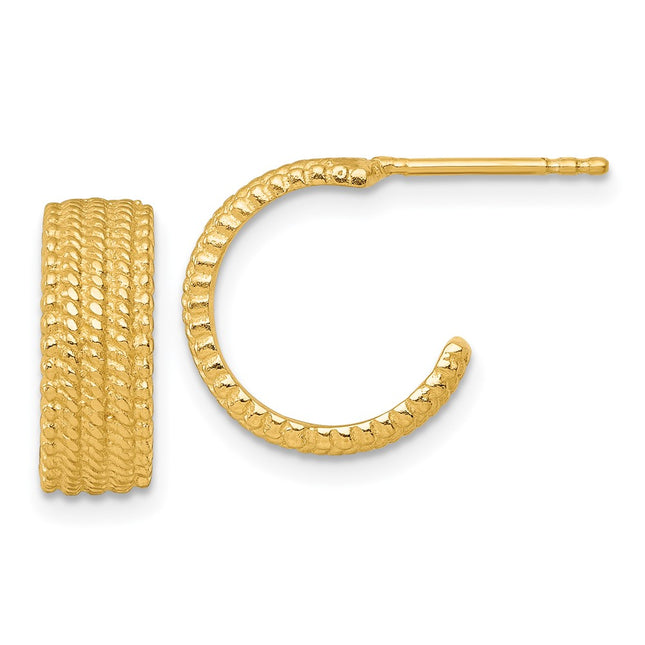 Sterling Silver Earrings Style QE17982GP - Classique Jewelry Inc.