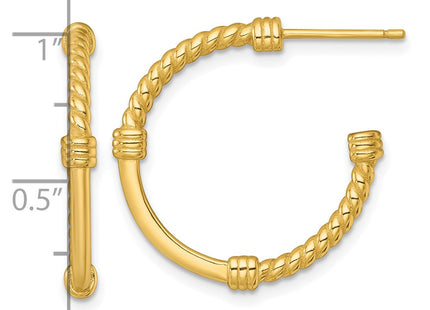 Sterling Silver Earrings Style QE17984GP - Classique Jewelry Inc.