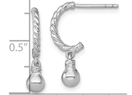 Sterling Silver Earrings Style QE17991 - Classique Jewelry Inc.