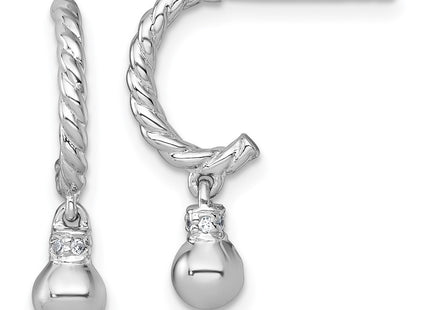 Sterling Silver Earrings Style QE17991 - Classique Jewelry Inc.