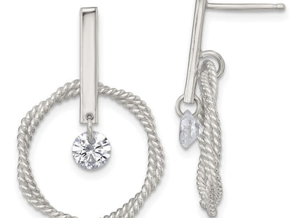 Sterling Silver Earrings Style QE18008 - Classique Jewelry Inc.