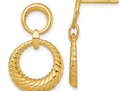 Sterling Silver Earrings Style QE18009GP - Classique Jewelry Inc.