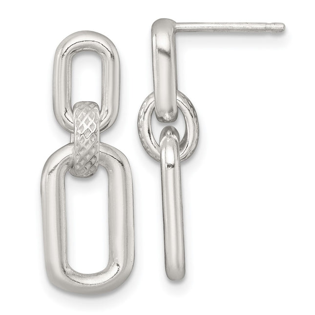 Sterling Silver Earrings Style QE18014 - Classique Jewelry Inc.