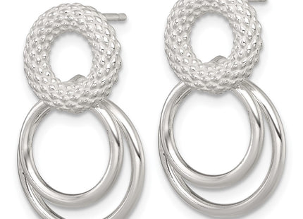 Sterling Silver Earrings Style QE18015 - Classique Jewelry Inc.