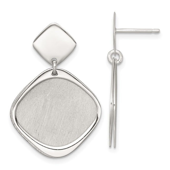 Sterling Silver Earrings Style QE18016 - Classique Jewelry Inc.