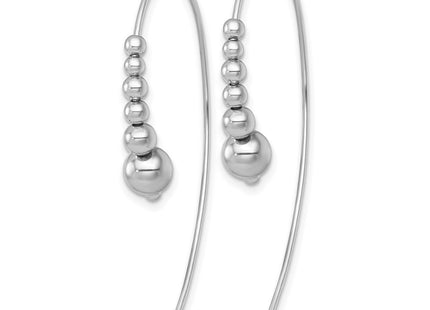 Sterling silver earrings, alternate view