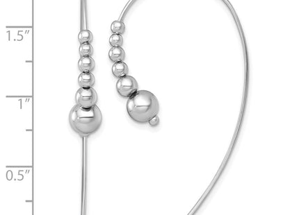 Sterling silver earrings, another view