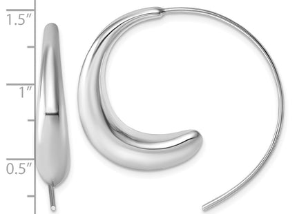 Sterling Silver Earrings Style QE18020 - Classique Jewelry Inc.