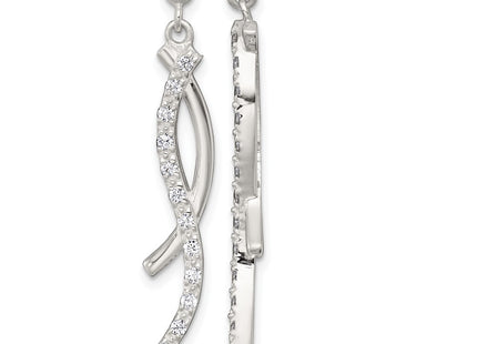 Sterling Silver Earrings Style QE18022 - Classique Jewelry Inc.
