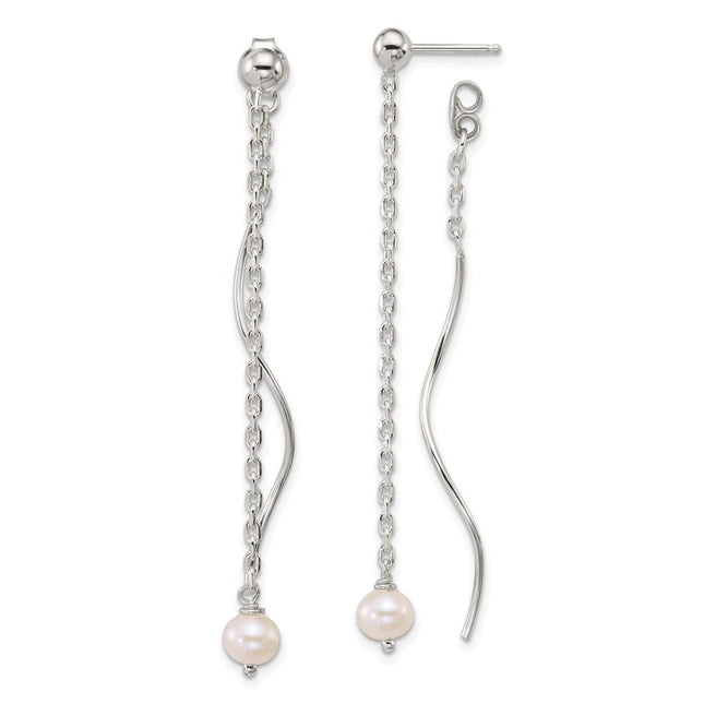 Sterling Silver Earrings Style QE18023 - Classique Jewelry Inc.