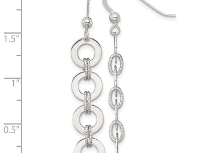 Sterling Silver Earrings Style QE18025 - Classique Jewelry Inc.