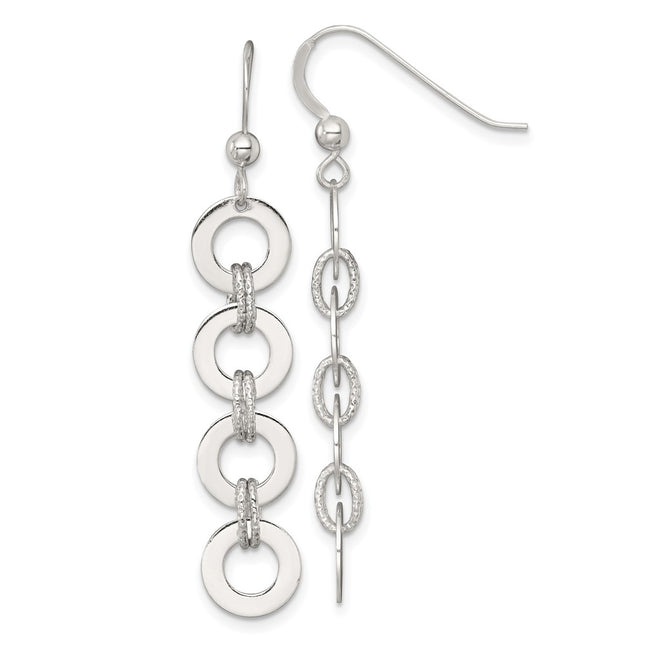 Sterling Silver Earrings Style QE18025 - Classique Jewelry Inc.