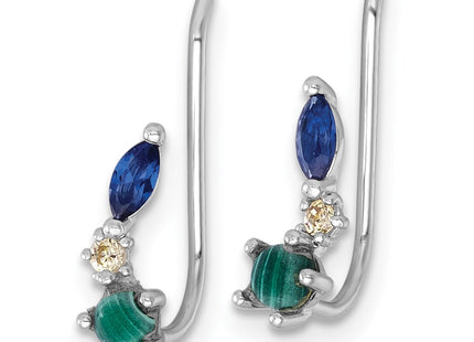 Sterling Silver Earrings Style QE18027 - Classique Jewelry Inc.