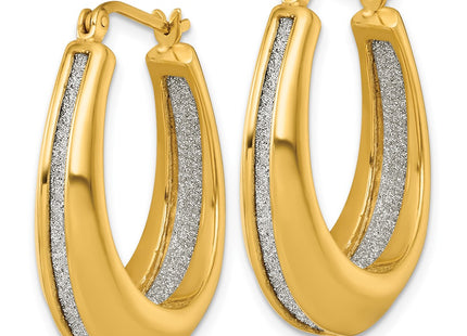 Sterling Silver Earrings Style QE18032GP - Classique Jewelry Inc.