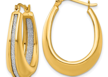 Sterling Silver Earrings Style QE18032GP - Classique Jewelry Inc.