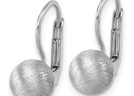Sterling silver drop earrings, alternate view