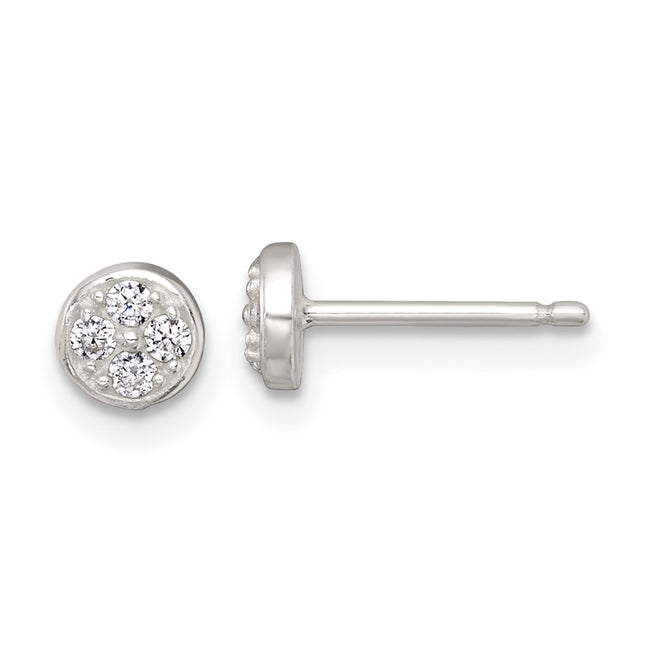 Sterling Silver Earrings Style QE18042 - Classique Jewelry Inc.